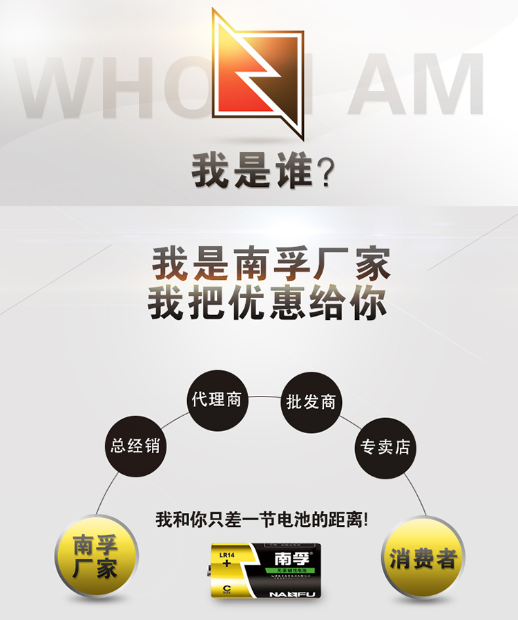 南孚(NANFU)2号碱性电池2粒 大号电池 适用于收音机/...-京东